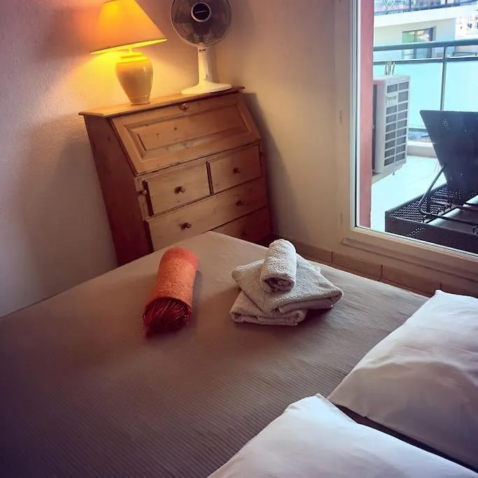 Apt Calme 2 Chambres Vue Degagee Cannes 0*,